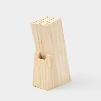 Подставка для ножей Доляна, 11&times;6&times;20 см, дерево