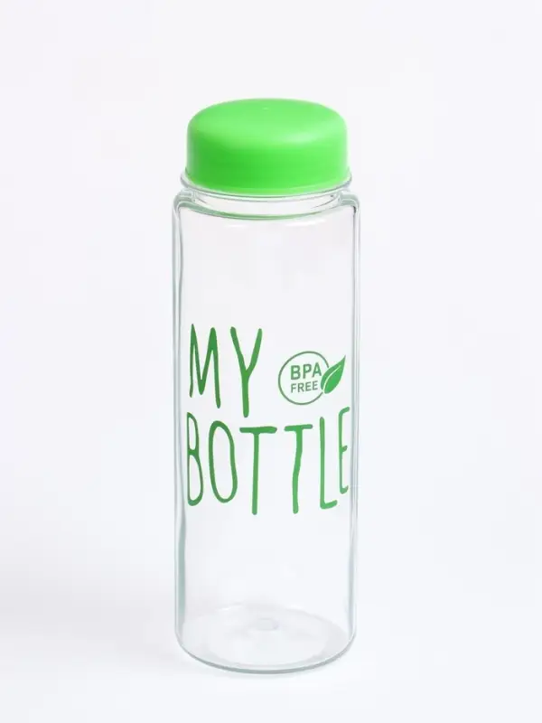 Бутылка для воды My bottle 500 мл, 19.5&times;6 см, МИКС
