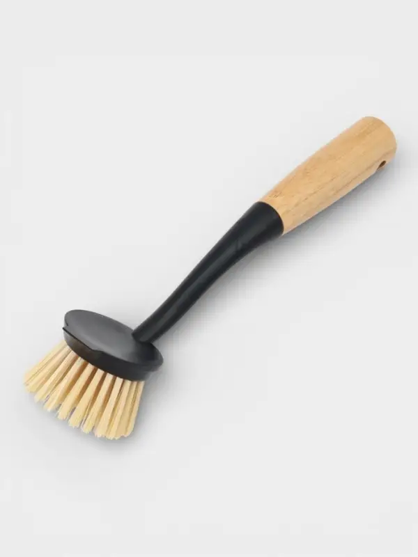 Щетка для посуды "Meli", дерево, цвет черный 25,5 см