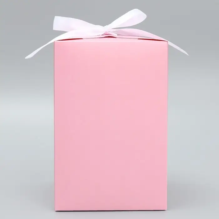 Коробка подарочная складная, упаковка, «Розовая», 12 х 18 х 12 см Коробка подарочная складная, упаковка, «Розовая», 12 х 18 х 12 см
