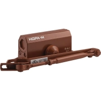 Доводчик НОРА-М №2S F фиксация  (25-50кг) (коричневый)