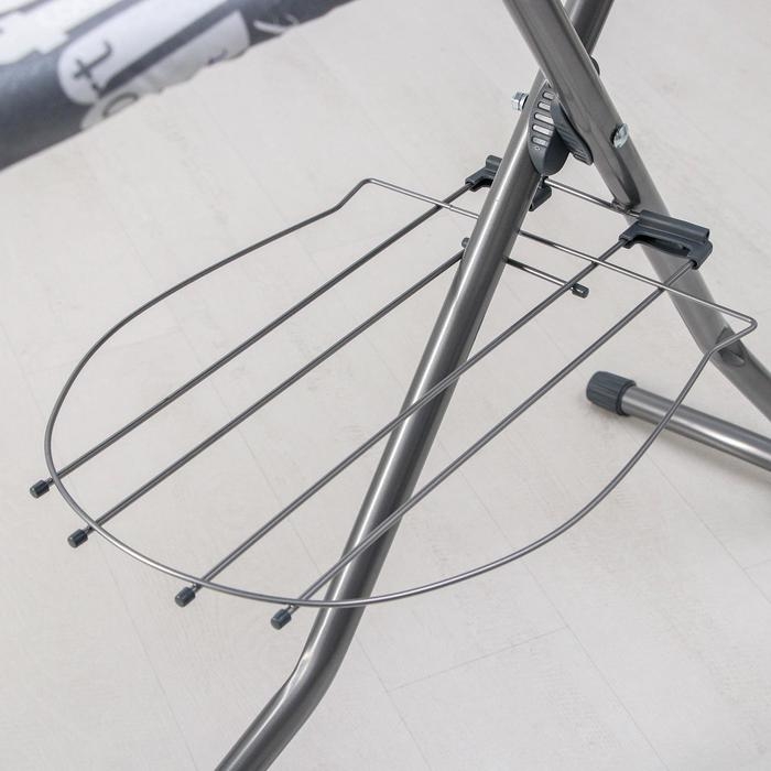 Доска гладильная Nika «Ника 11 тефлон», 123×40 см, регулируемая высота до 100 см, рисунок микс Доска гладильная Nika «Ника 11 тефлон», 123×40 см, регулируемая высота до 100 см, рисунок микс