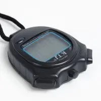 Секундомер ТА 230, 8.2&times;6.5&times;2 см, 30 отсечек, обратный отсчёт, будильник, часы, календарь