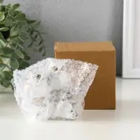 Фигурка полистоун &laquo;Белые филины на коряге&raquo;, 5&times;9&times;8.5 см