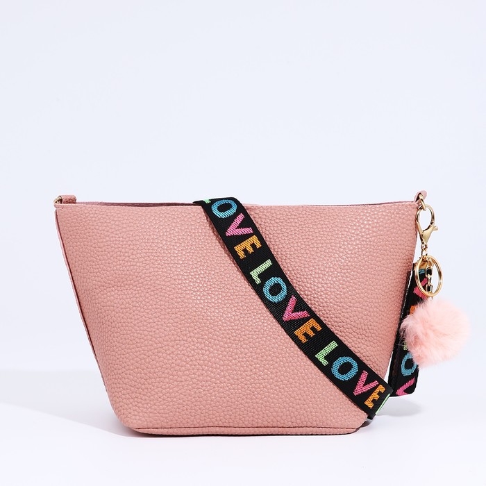 Сумка кросс-боди на молнии, цвет розовый Сумка кросс-боди на молнии, цвет розовый