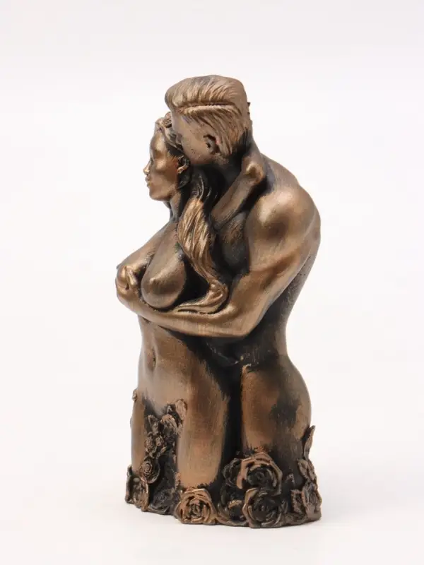 Фигурка декоративная &laquo;Влюбленные&raquo;, 14&times;6 см, бронза