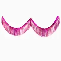 Гирлянда "Дождик" 3 метра с липким краем, цвет фуксия