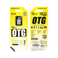 Переходник BV3 OTG Type-C Borofone