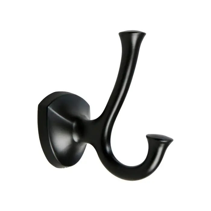 Крючок мебельный CAPPIO VALUE, двухрожковый, цвет черный