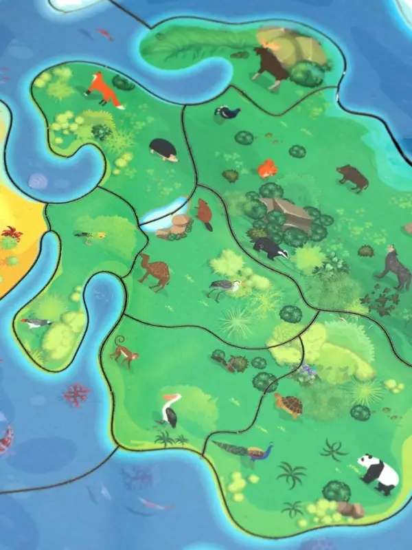 Пазл деревянный 18 эл. "Земля" 109101