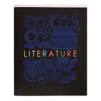 Предметная тетрадь по литературе Calligrata &laquo;СуперНеон&raquo;, 48 листов, в линейку, со справочным материалом, обложка из мелованного картона