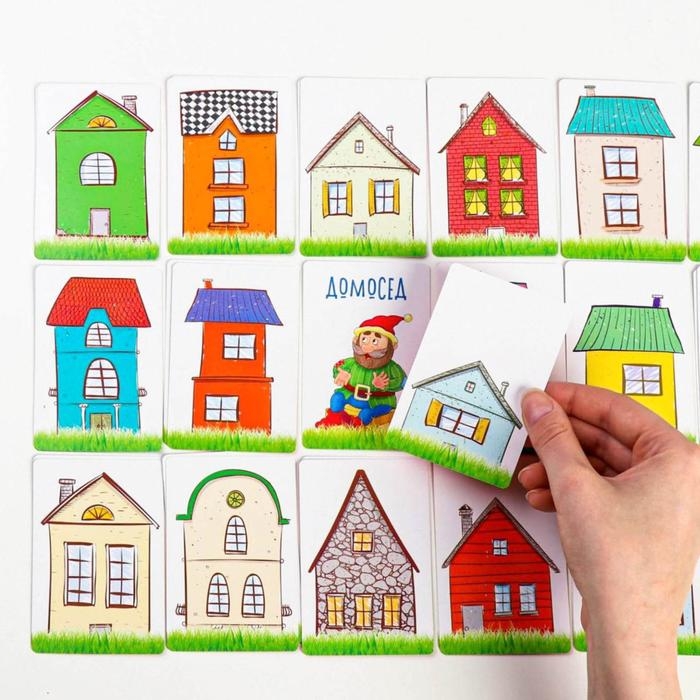 Настольная игра «Гномики в домике», 36 карт, 5+ Настольная игра «Гномики в домике», 36 карт, 5+