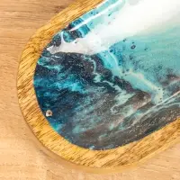 Подставка под благовония "Лазурь" 28х10х3 см, манговое дерево Подставка под благовония "Лазурь" 28х10х3 см, манговое дерево