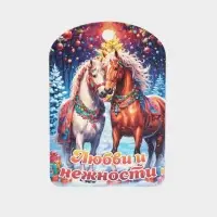 Доска разделочная сувенирная Дарим Красиво «Символ года. Любви и нежности!», дерево, 27.5×19.5×0.5 см, разноцветная Доска разделочная сувенирная Дарим Красиво «Символ года. Любви и нежности!», дерево, 27.5×19.5×0.5 см, разноцветная