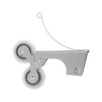 Комплект роликов CAPPIO, для шкафа купе, набор верх - низ