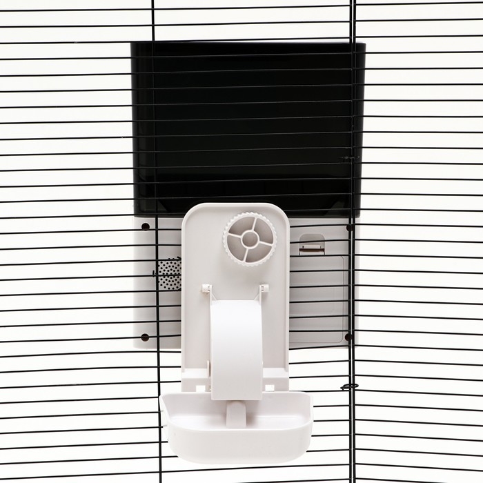 Умная автокормушка для животных, с креплением на клетку, с функцией записи голоса Умная автокормушка для животных, с креплением на клетку, с функцией записи голоса