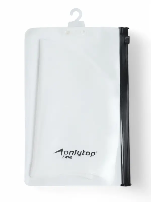Шапочка для плавания взрослая ONLYTOP, силиконовая, 46 г, обхват 54-60 см, белая