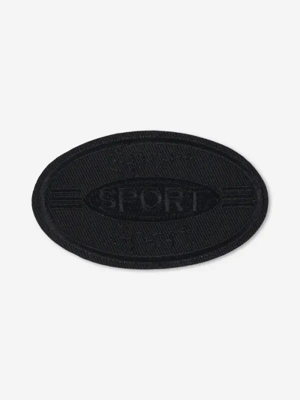 Термоаппликация &laquo;Спорт&raquo;, 8&times;4.5 см, чёрная