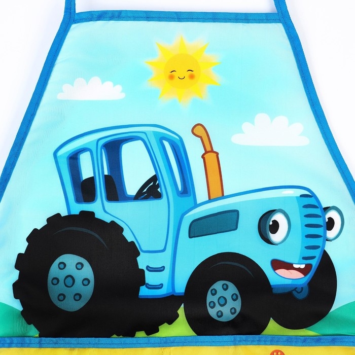 Фартук детский, р-р. 490 х 395 мм. Синий Фартук детский, р-р. 490 х 395 мм. Синий