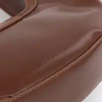 Сумка женская багет TEXTURA на молнии, 24&times;6.5&times;13 см, коричневая