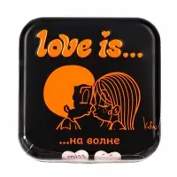 Освежающие конфеты Love is, в форме сердца, со вкусом морской соли и маракуйи, 20 г