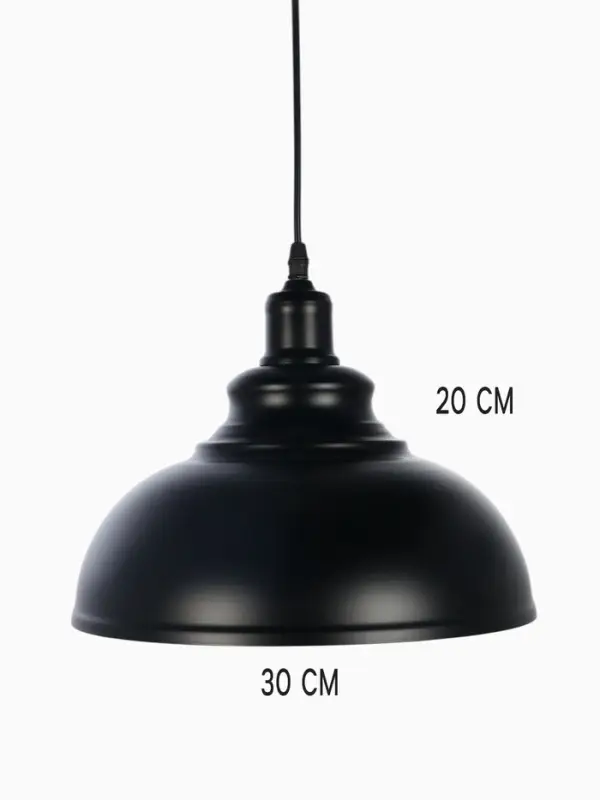 Светильник 1250/1BK E27 40 Вт черный 30&times;30&times;24-124 см