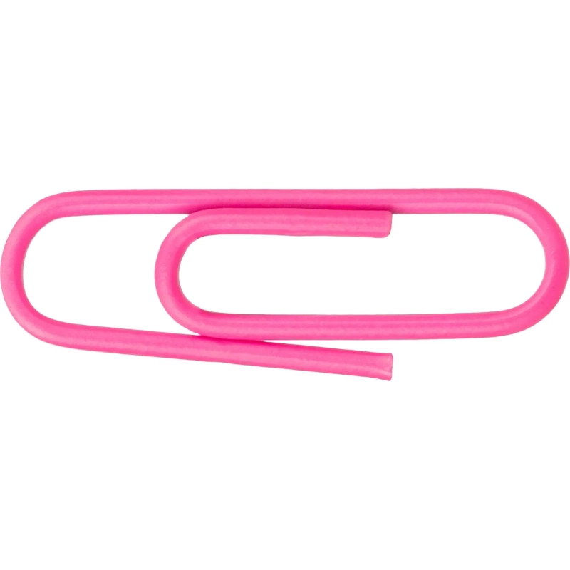 Скрепки с полимер. покрыт, 25мм, разноцветн, 100шт/уп