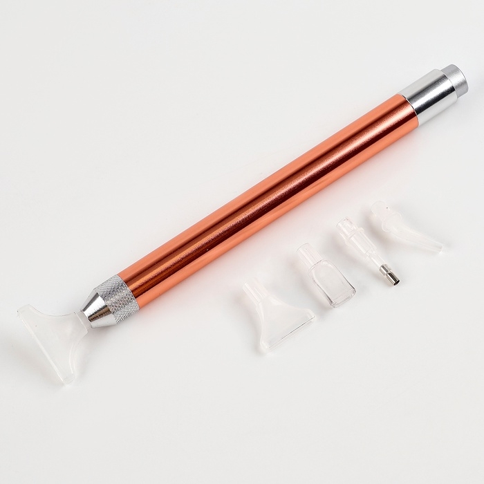 Стилус для алмазной мозаики с подсветкой, 5 насадок Стилус для алмазной мозаики с подсветкой, 5 насадок