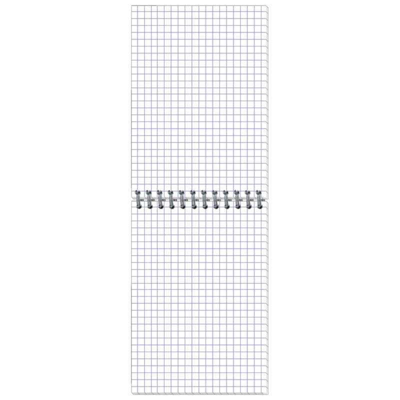 Блокнот МИКРОВЕЛЬВЕТ- А6 50л. спираль, зеленый, клетка 80шт