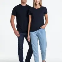 Футболка женская T-bolka Stretch Lady, кобальт (темно-синяя), размер L