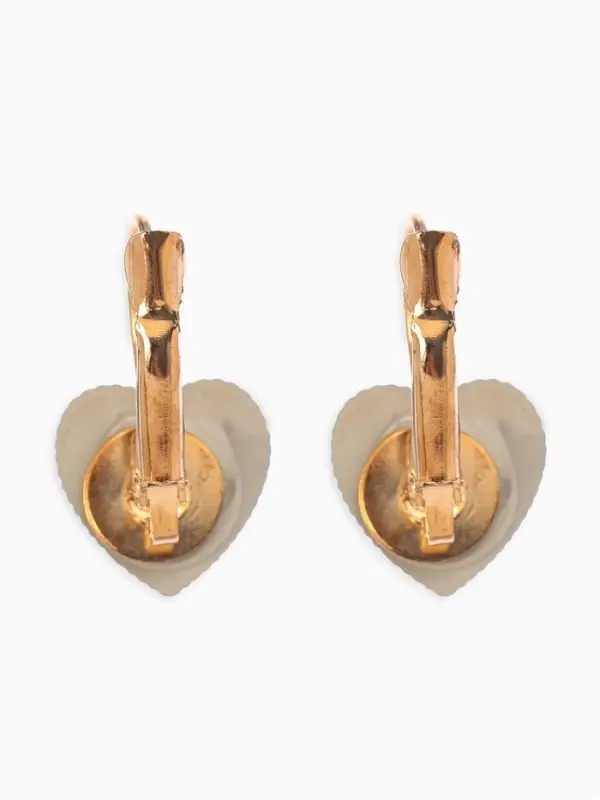 Серьги ассорти &laquo;Сердца&raquo;, блёстки, цвет серебро в золоте