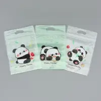 Пакет подарочный, с zip-lock застежкой, "Счастливая панда", 15х23 &plusmn; 1см МИКС