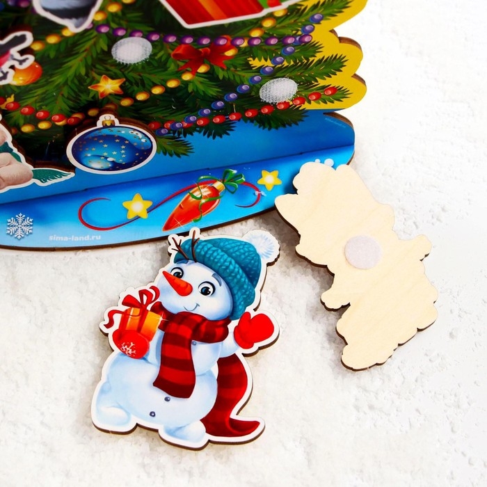 Новогодняя головоломка с липучками «Новый год! Нарядная гостья» Новогодняя головоломка с липучками «Новый год! Нарядная гостья»