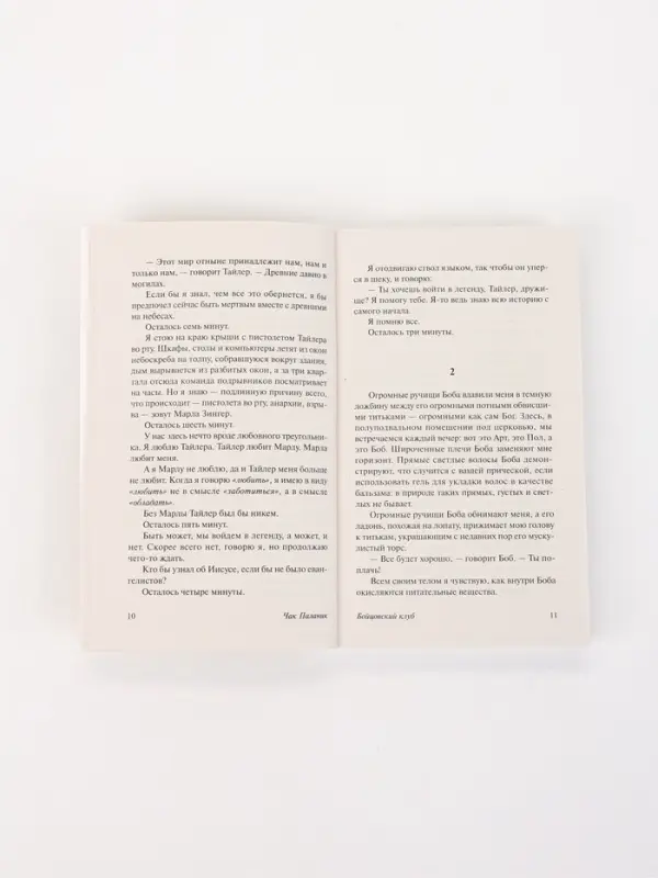 Книга &laquo;Бойцовский клуб&raquo;, Чак Паланик