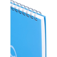Блокнот А5,пласт обл,80л, ATTACHE FANTASY,голуб