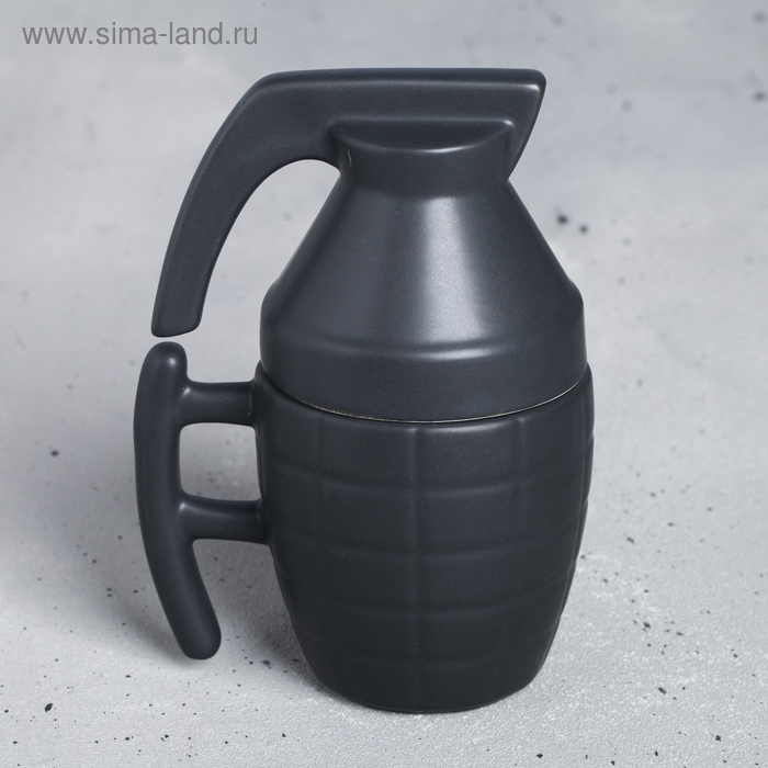 Кружка-граната &laquo;Чёрная&raquo;, 250 мл