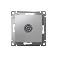 Розетка ATLASDESIGN TV оконечная 1DB механизм алюминий
