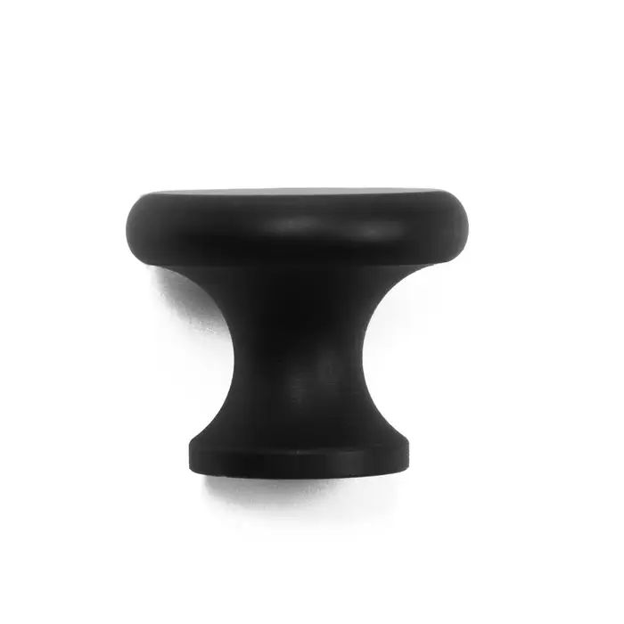 Ручка-кнопка CAPPIO PK320, d=24 мм, цвет черный