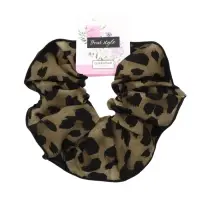 Резинка для волос QF &laquo;Орбита гранд&raquo;, лео принт, 16 см