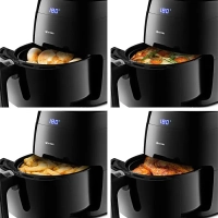 Аэрогриль электрическая с поддоном КТ-2202 - 3.2 л - 1500 Вт