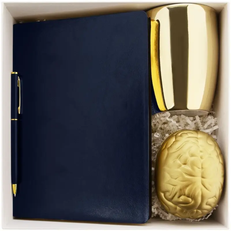 Набор Think Big, синий с золотистым Набор Think Big, синий с золотистым