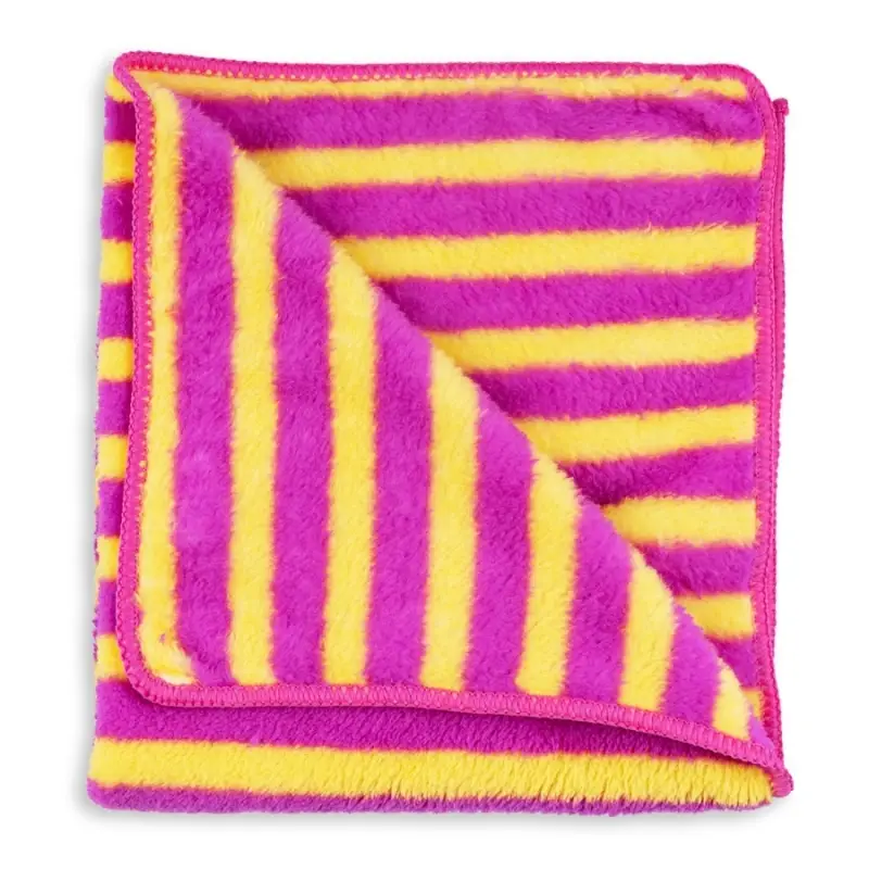 06 Салфетка микрофибра 2-х цветная салфетка высокой плотности AVS MF-6104 (35х40см)(1шт)