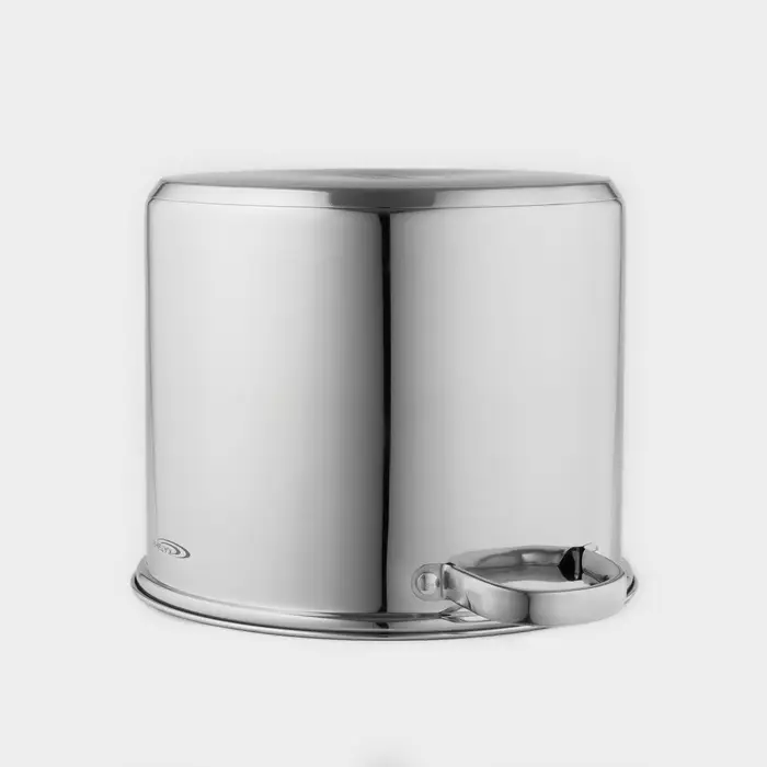 Кастрюля Катунь &laquo;Гретта&raquo;, 9 л, d=24 см, с крышкой, капсульное дно, индукция, нержавеющая сталь, AISI - 201, хромированная