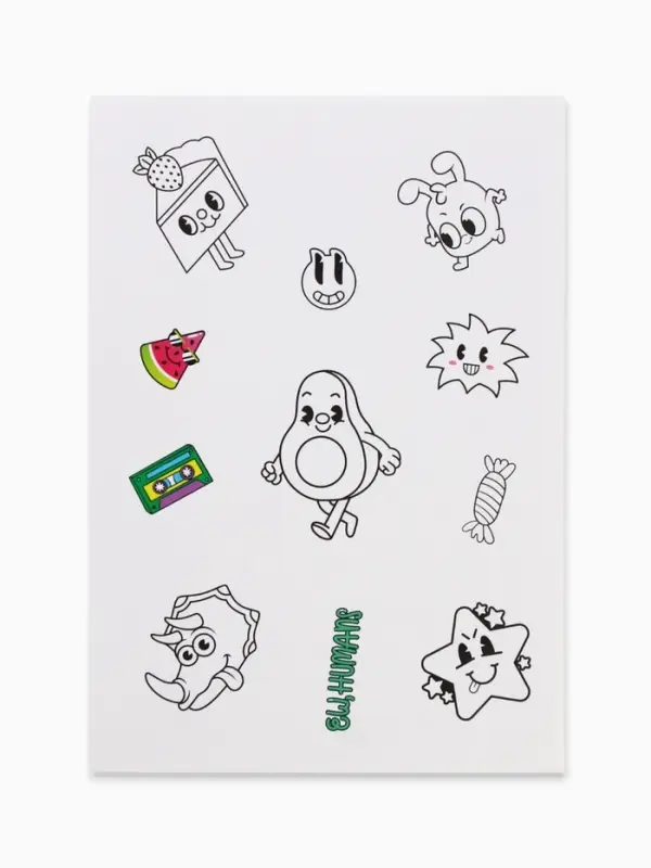 Наклейки детские, раскраска, 3 листа, А5 «Приколы»