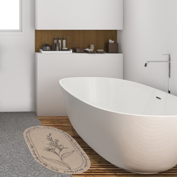 Коврик для ванной Этель Коврик для ванной Этель "Beautiful", 48х78 см