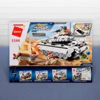 Конструктор Миротворцы Qman &laquo;Боевой танк&raquo;, 4 минифигуры, 430 деталей