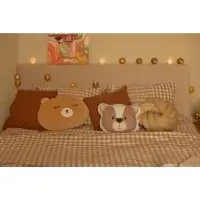 Гирлянда &laquo;Нить&raquo; 5 м с насадками &laquo;Клубки кремовые&raquo;, IP20, прозрачная нить, 20 LED, свечение тёплое белое, 220 В