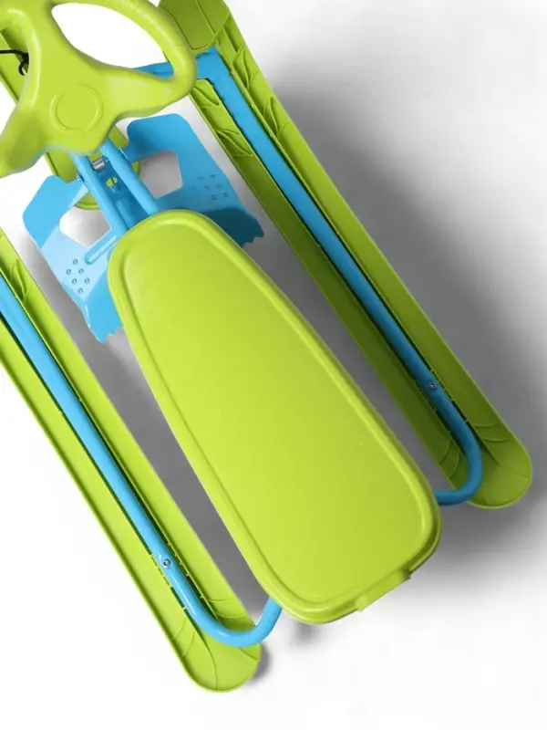 Снегокат, лимонный, голубой, ТСП/ГЛ Nika Kids Снегокат, лимонный, голубой, ТСП/ГЛ Nika Kids