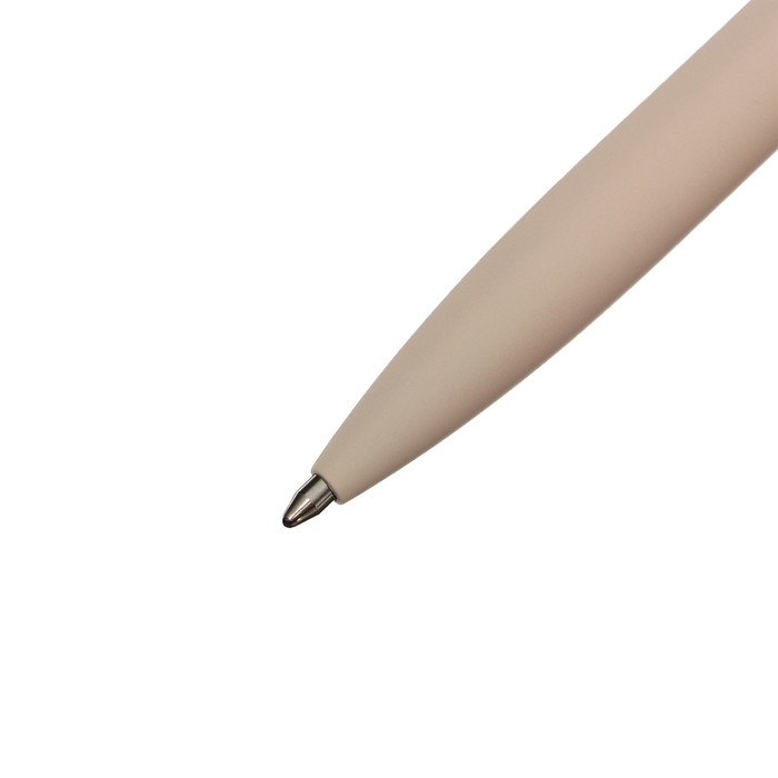 Ручка шариковая автоматическая, 1.0 мм, BrunoVisconti SAN REMO, стержень синий, пудровый металлический корпус Soft Touch, в тубусе Ручка шариковая автоматическая, 1.0 мм, BrunoVisconti SAN REMO, стержень синий, пудровый металлический корпус Soft Touch, в тубусе