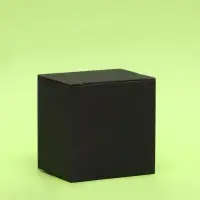 Коробка под кружку, без окна, черная 12 х 9,5 х 12 см